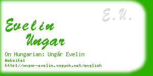 evelin ungar business card